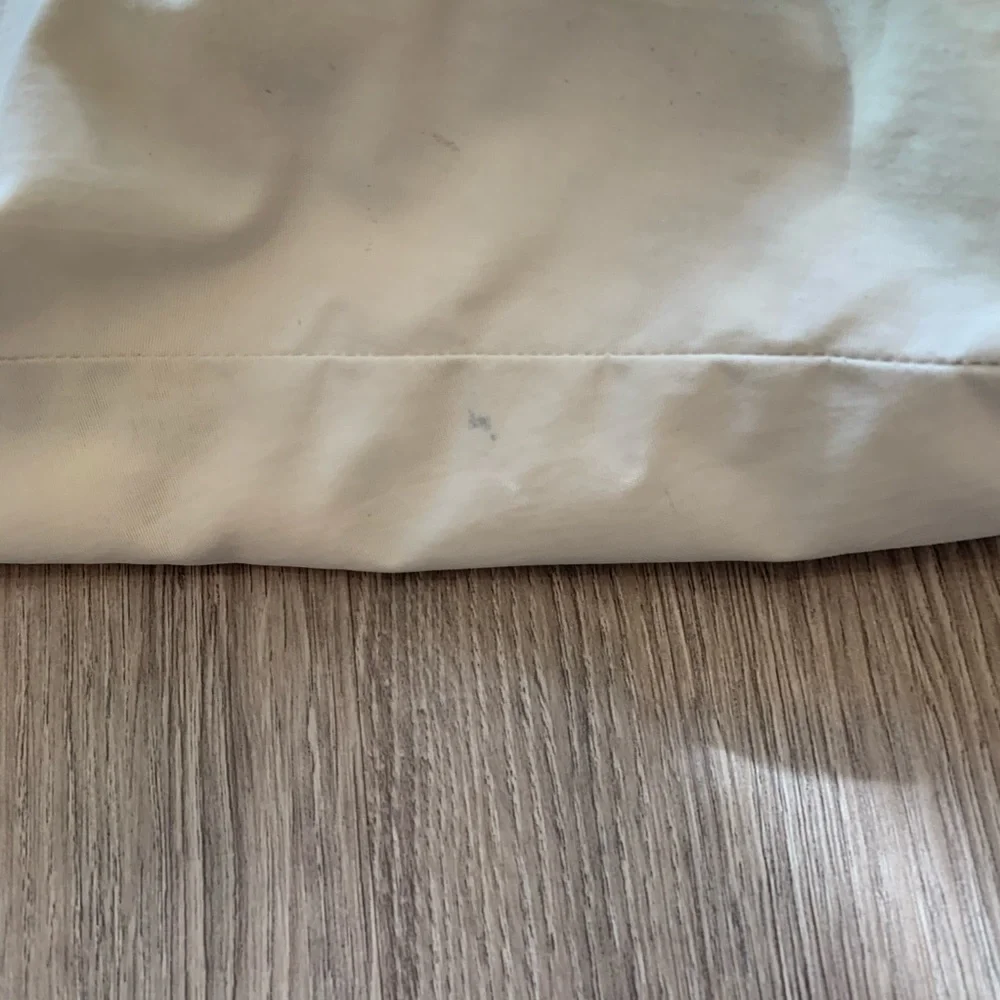 L.L. BEAN vintage cream fleece lined puffer M - Picture 10 of 10